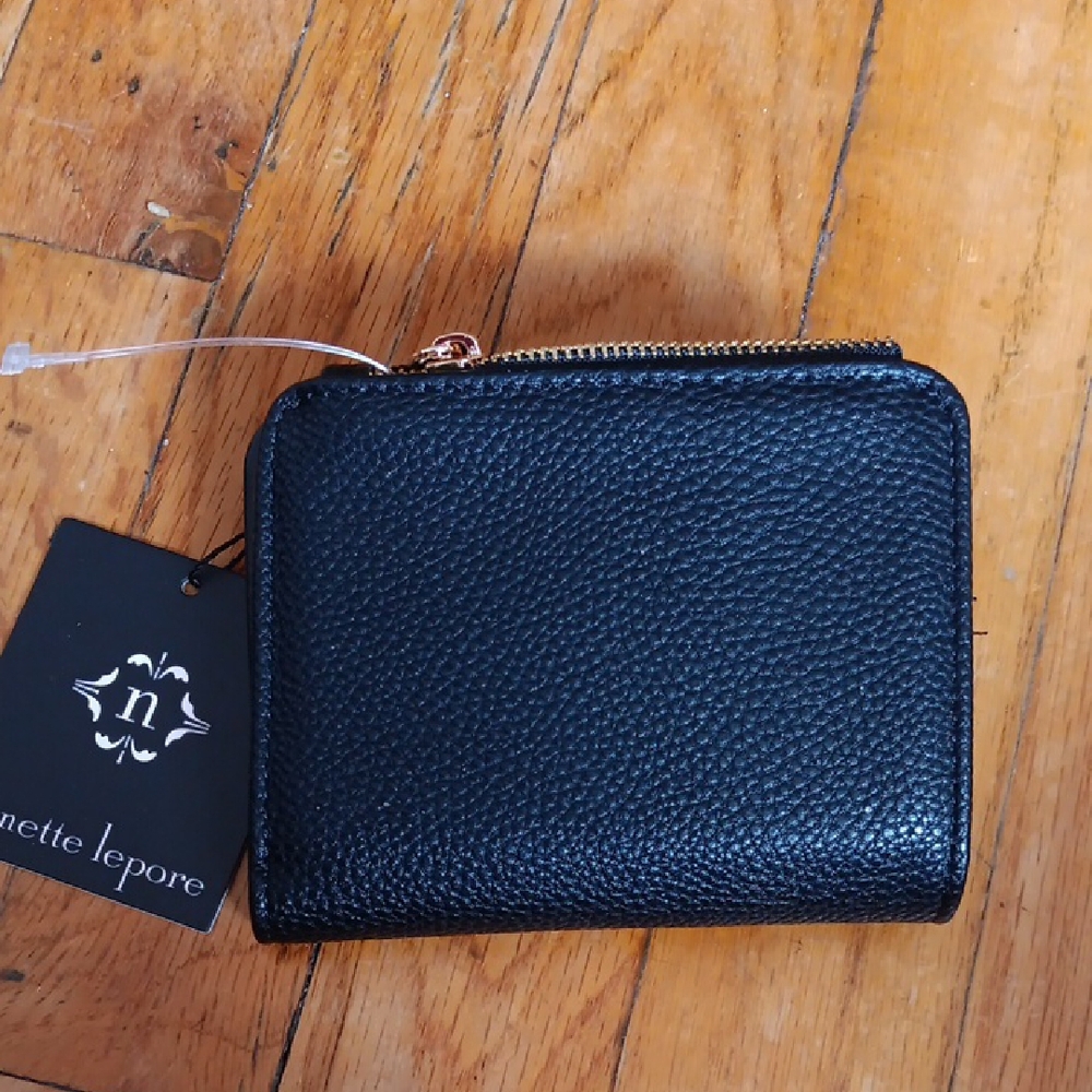 Nanette Lepore Black Wallet W Removeable Card Holder NWT - Picture 5 of 5